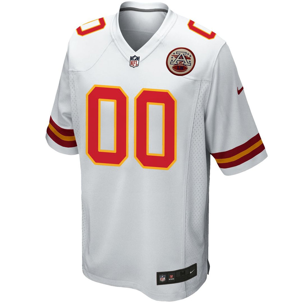 Kansas City Chiefs Nike Custom Game Official Jersey - White