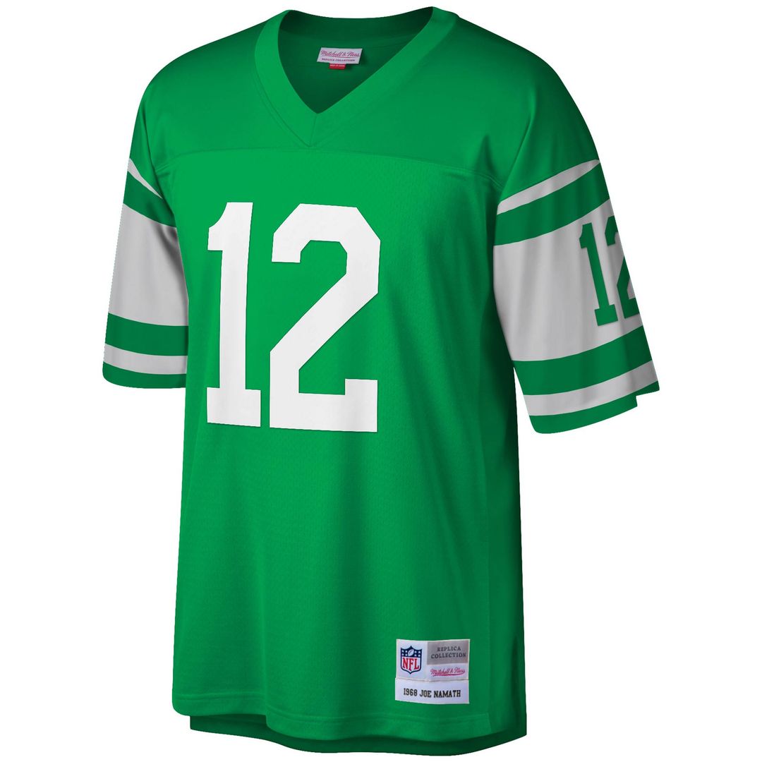Joe Namath New York Jets Mitchell & Ness Legacy Replica Official Jersey - Kelly Green