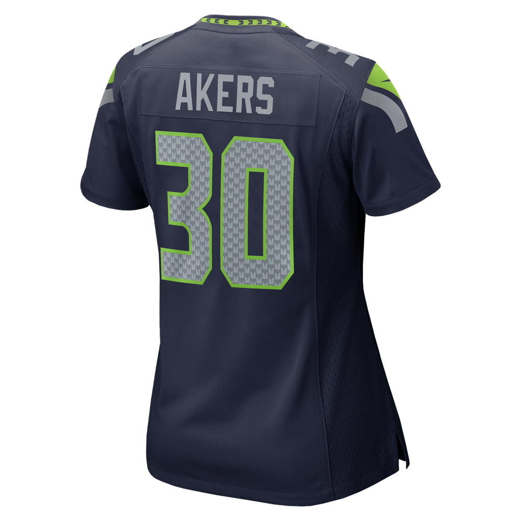 Cam Akers Seattle Seahawks Nike Women's Team Game Jersey - College Navy