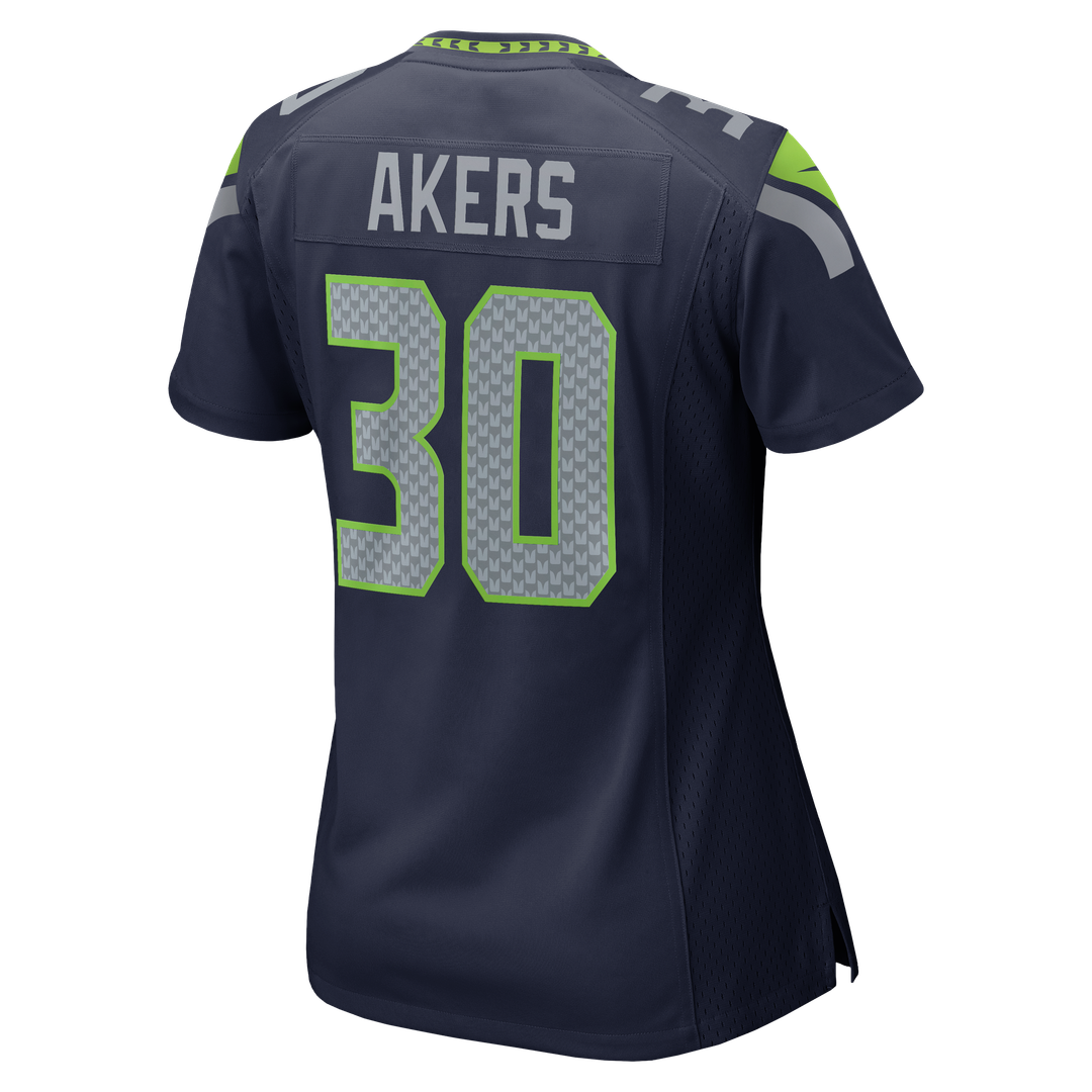 Cam Akers Seattle Seahawks Nike Women's Team Game Jersey - College Navy