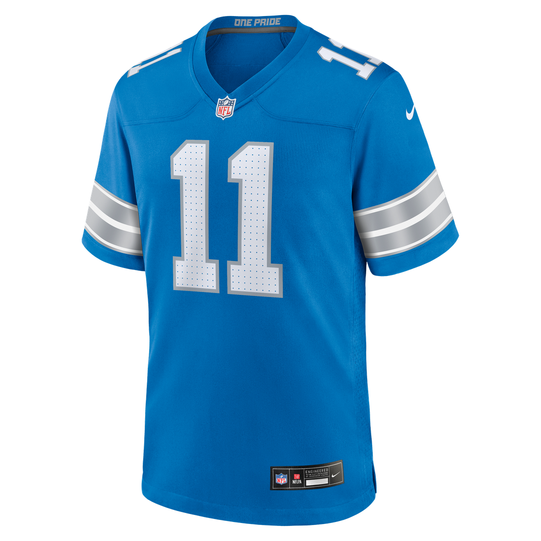 Damone Clark Detroit Lions Nike Team Game Official Jersey -  Blue