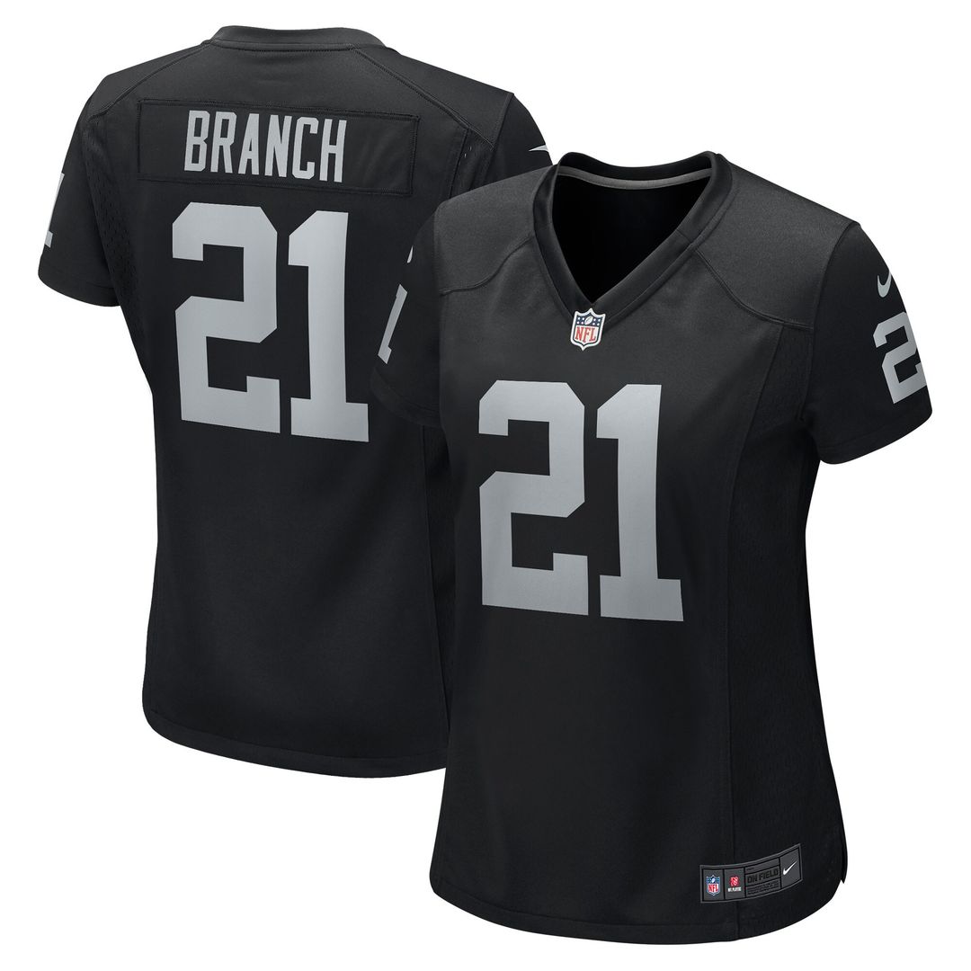 Cliff Branch Las Vegas Raiders Nike Women's Retired Player Game Official Jersey - Black