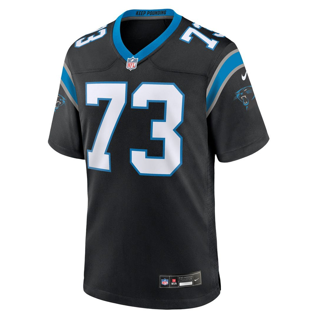 Rashard Lawrence Carolina Panthers Nike  Game Official Jersey -  Black
