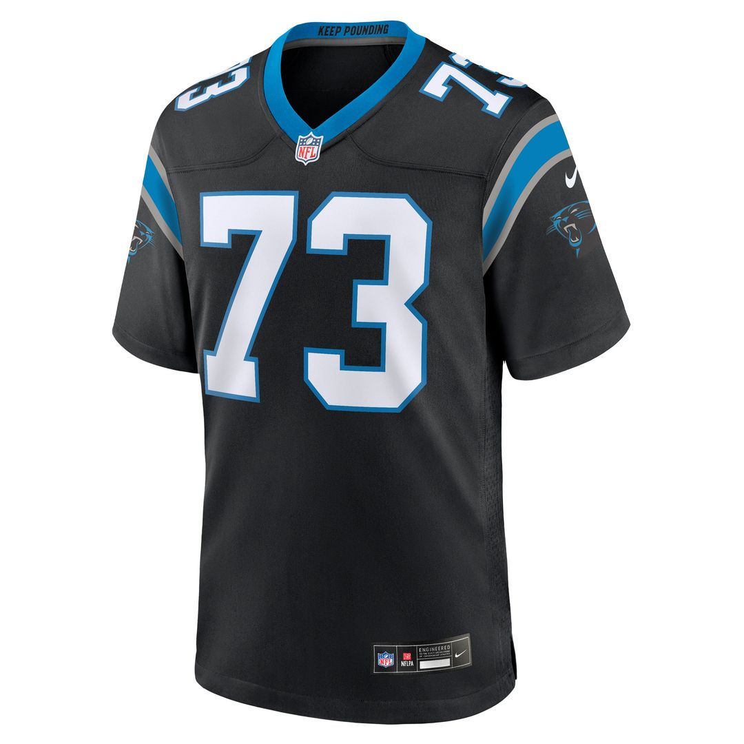 Rashard Lawrence Carolina Panthers Nike  Game Official Jersey -  Black