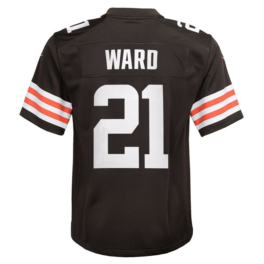 Denzel Ward Cleveland Browns Nike Youth Game Official Jersey - Brown