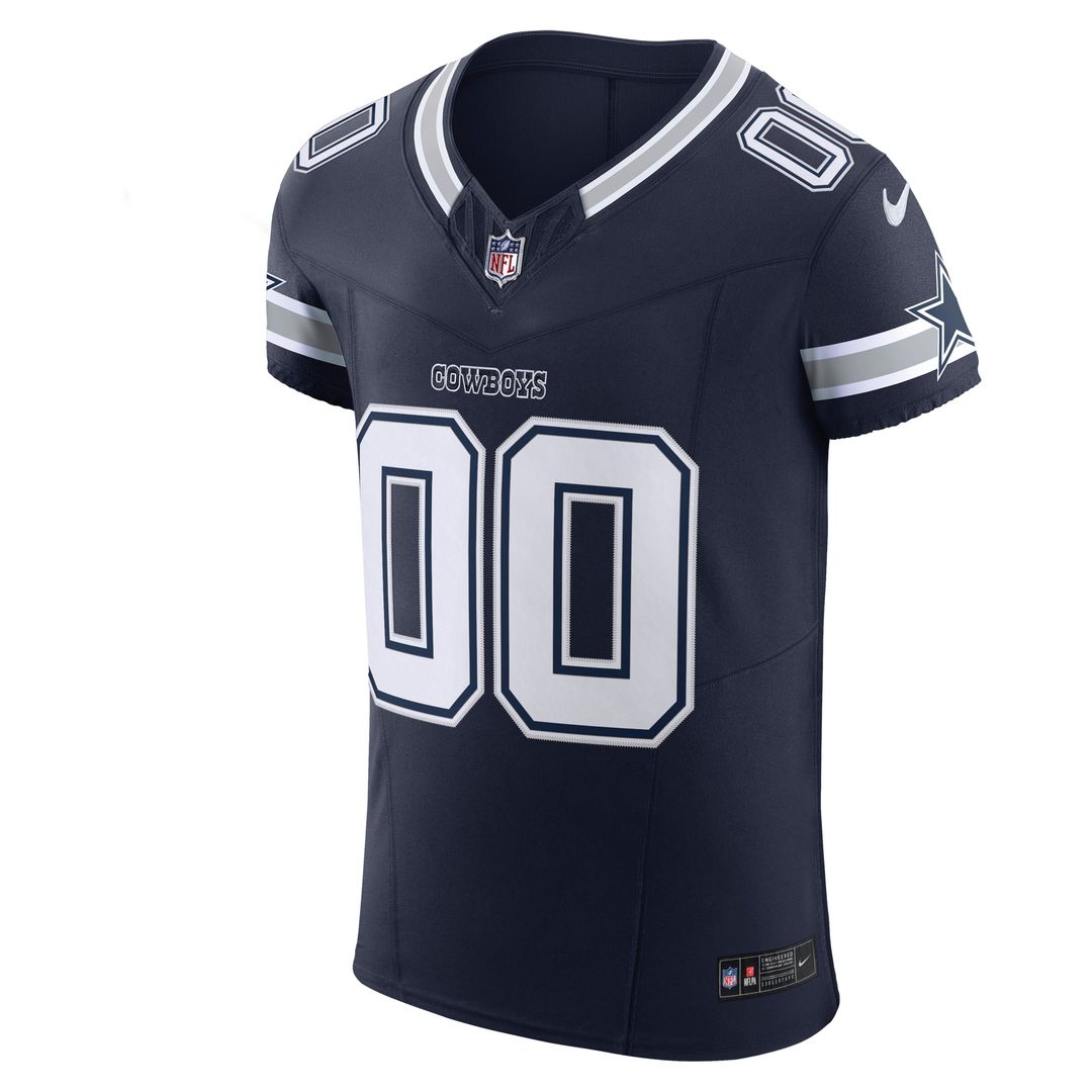 Dallas Cowboys Nike Vapor F.U.S.E. Elite Custom Official Jersey - Navy