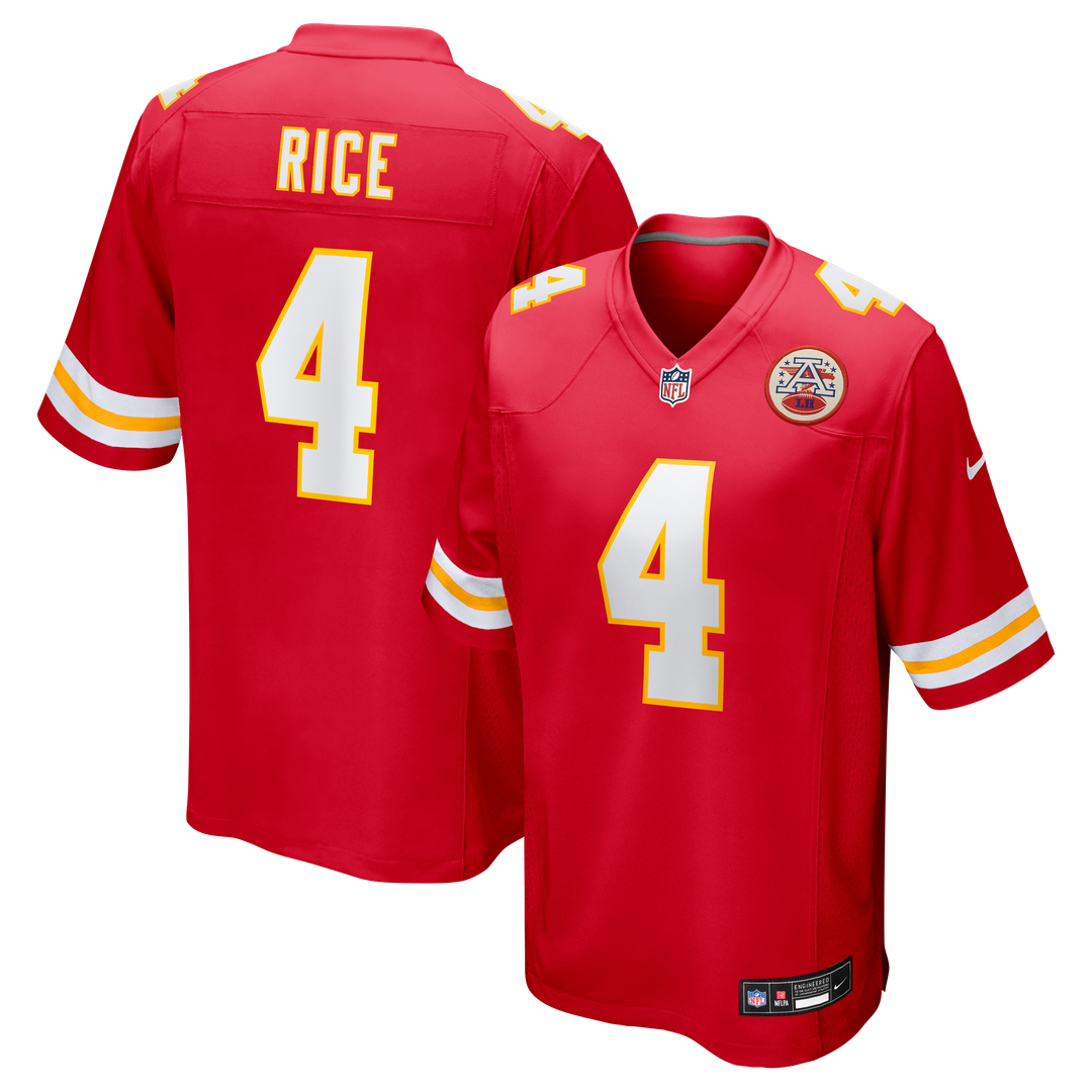 Rashee Rice Kansas City Chiefs Nike  Game Official Jersey -  Red