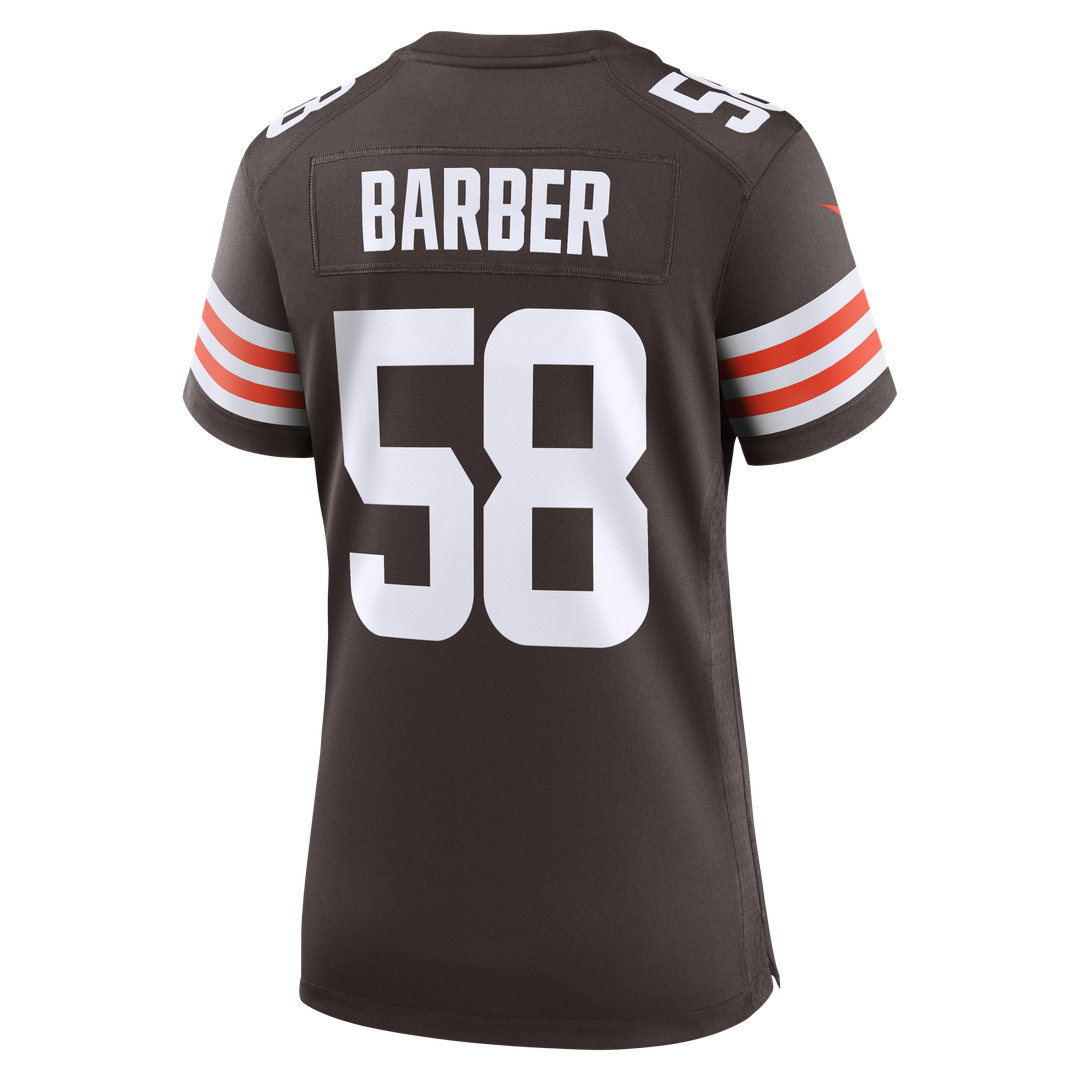 Austin Barber Cleveland Browns Nike Women's Team Game Jersey - Brown