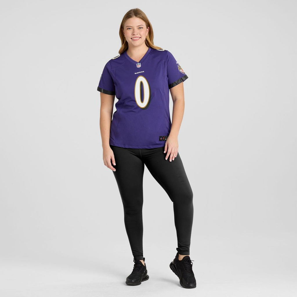 Roquan Smith Baltimore Ravens Nike Women's Team Game Official Jersey - Purple