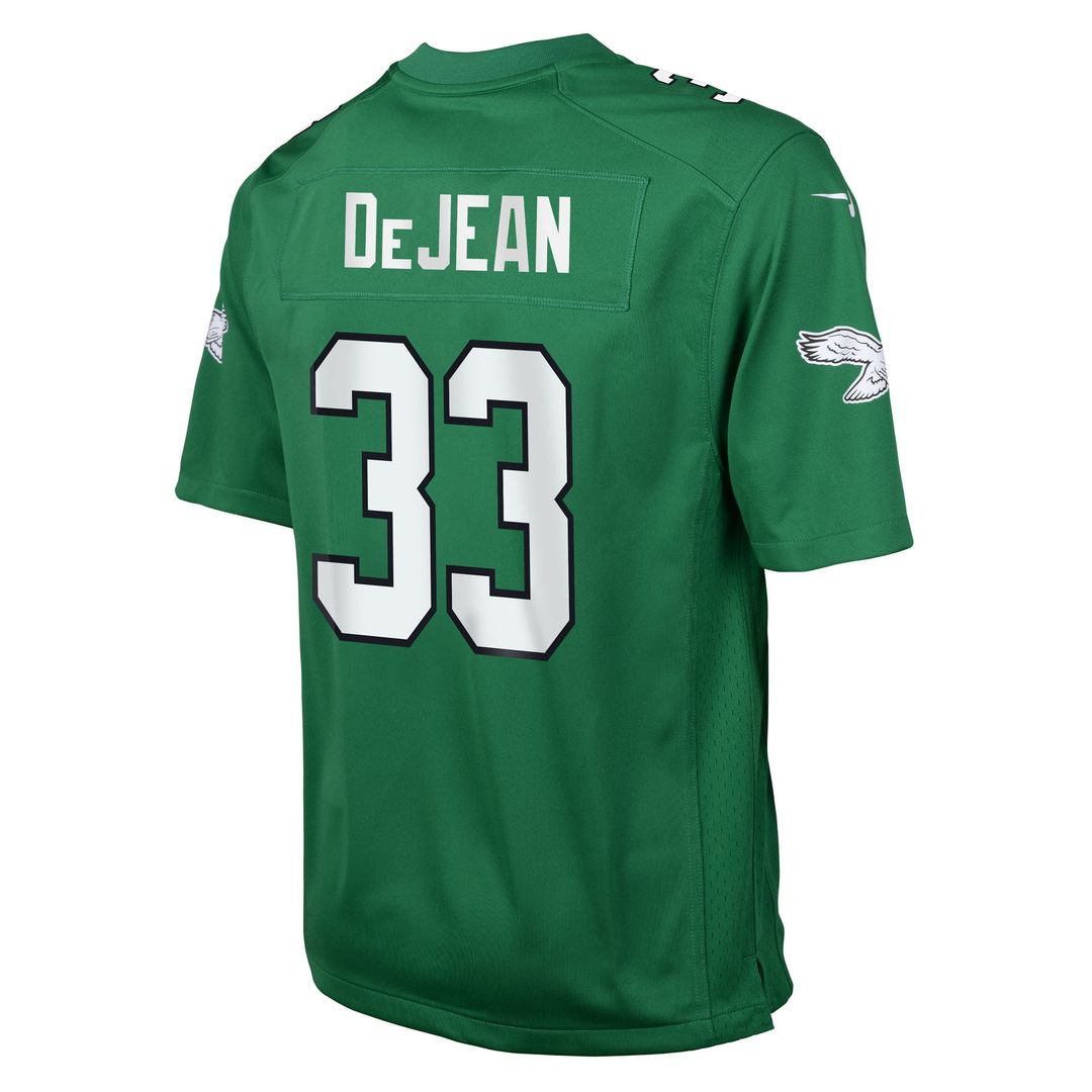 Cooper DeJean Philadelphia Eagles Nike Youth Alternate Game Official Jersey - Kelly Green