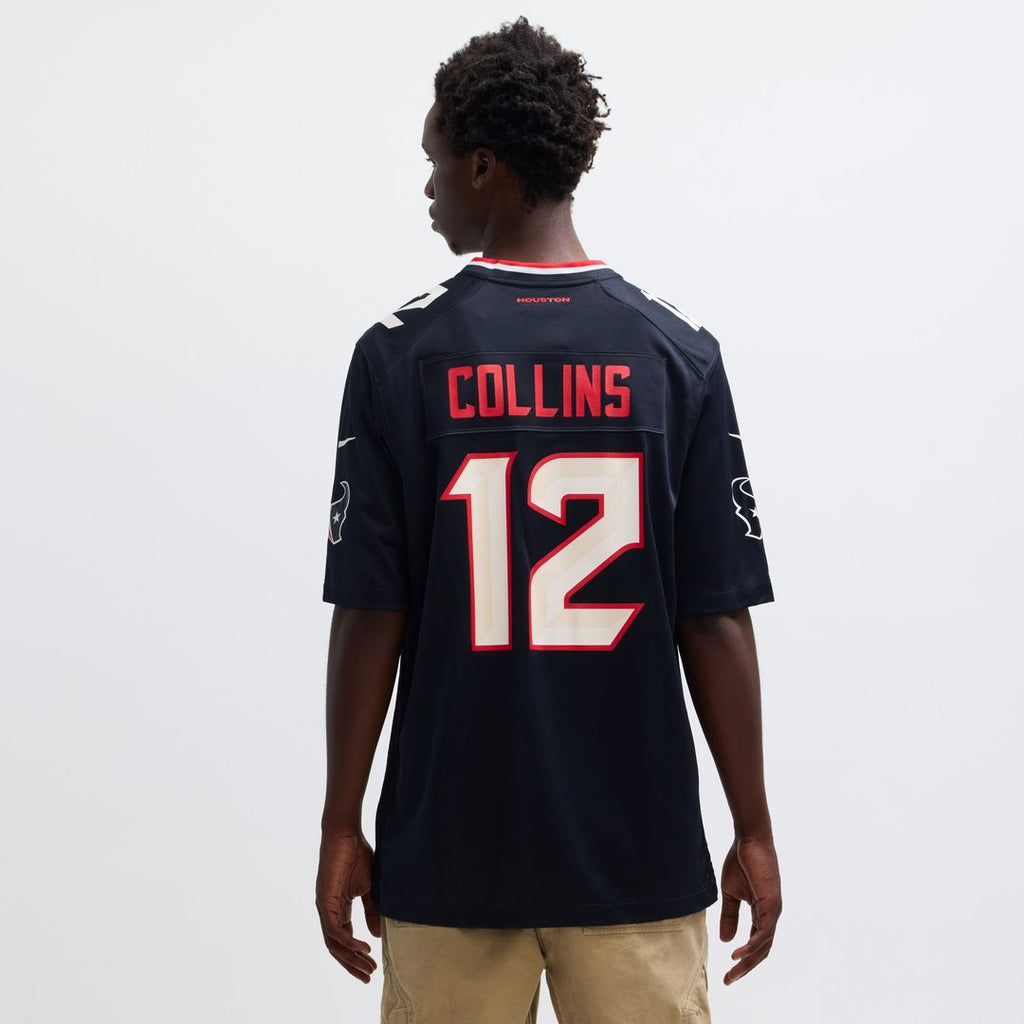 Nico Collins Houston Texans Nike Game Official Jersey - Navy