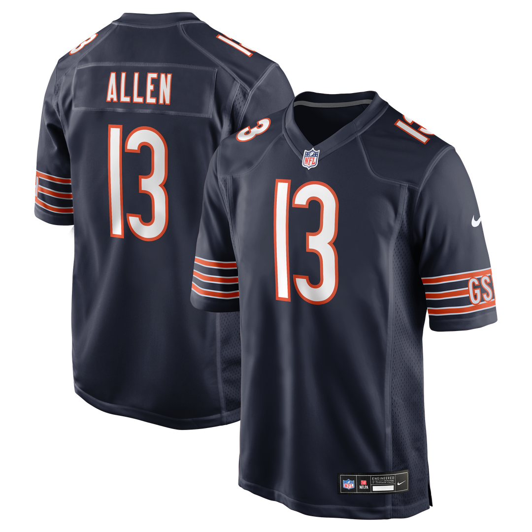 Keenan Allen Chicago Bears Nike Team Game Official Jersey -  Navy