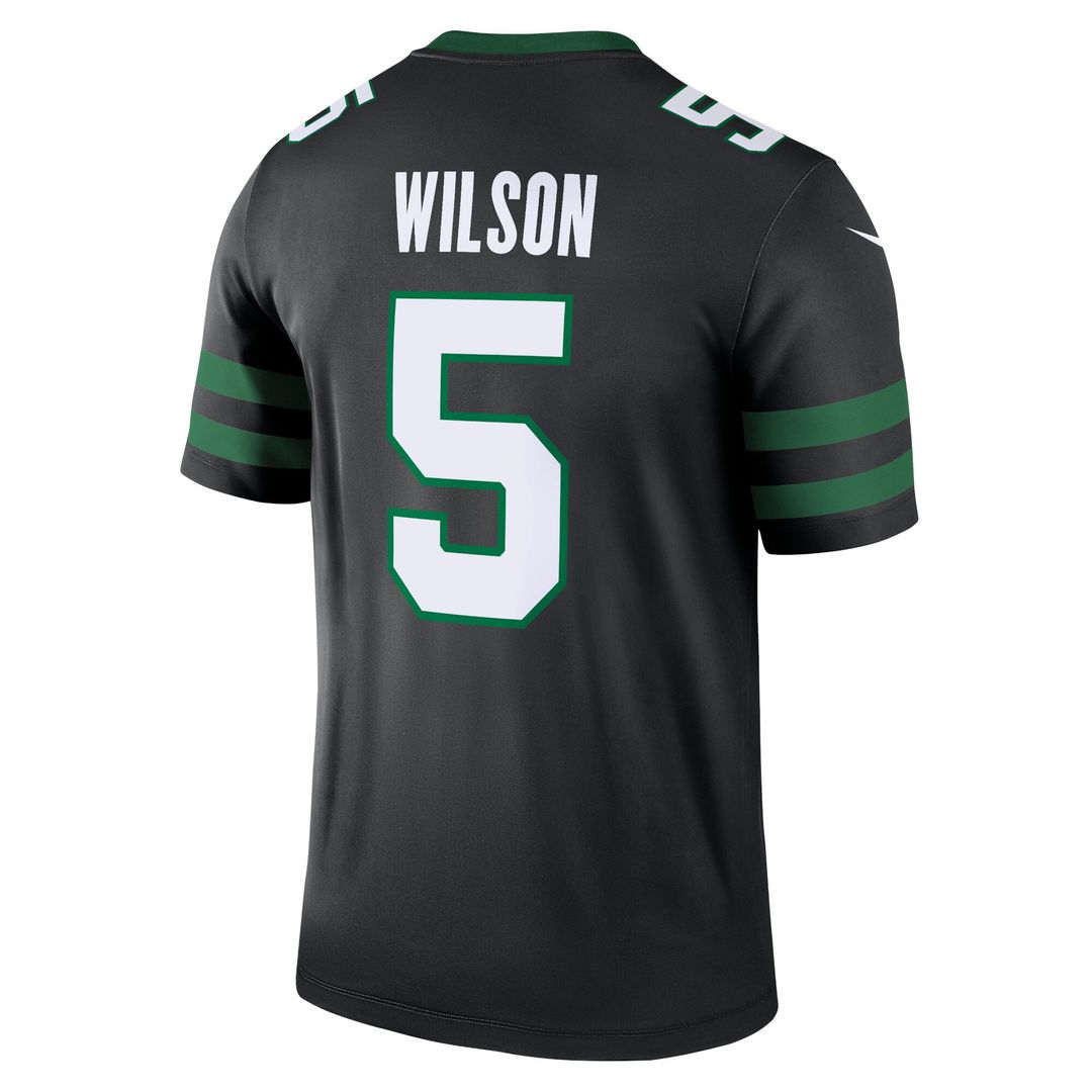 Garrett Wilson New York Jets Nike Legend Player Performance Top - Black
