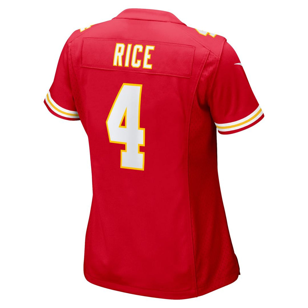 Rashee Rice Kansas City Chiefs Nike Women's  Game Official Jersey -  Red