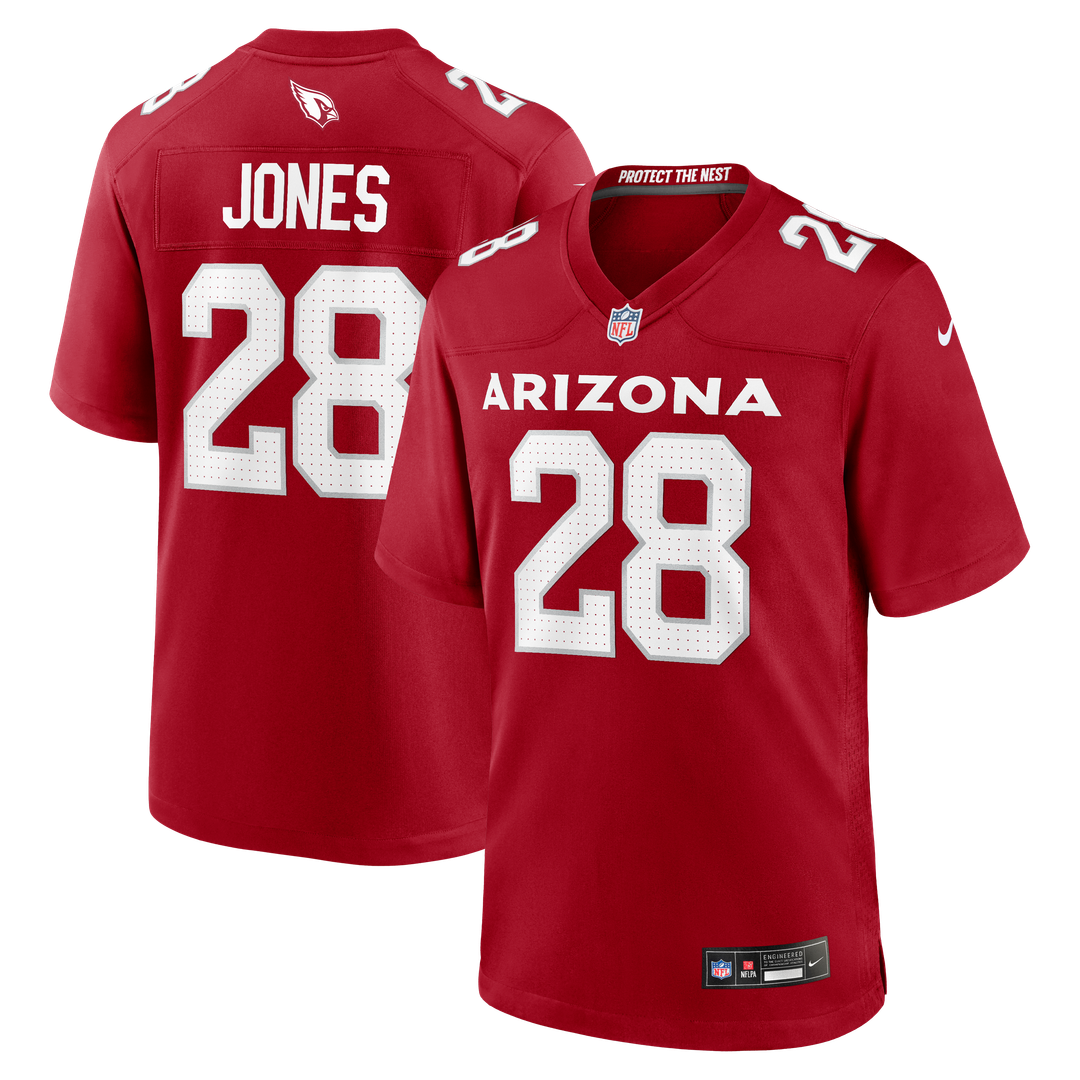 Elijah Jones Arizona Cardinals Nike Team Game Jersey - Cardinal