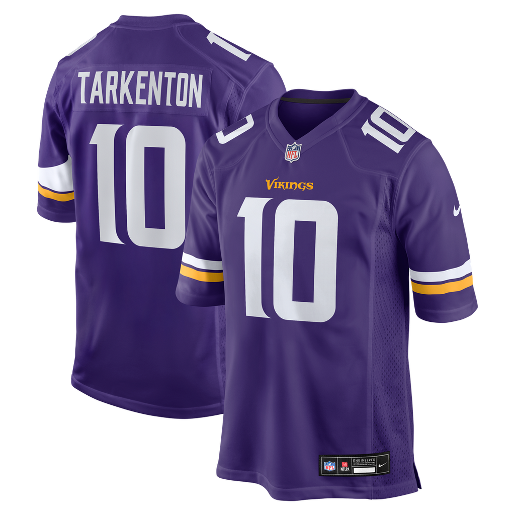 Fran Tarkenton Minnesota Vikings Nike Game Retired Player Official Jersey - Purple