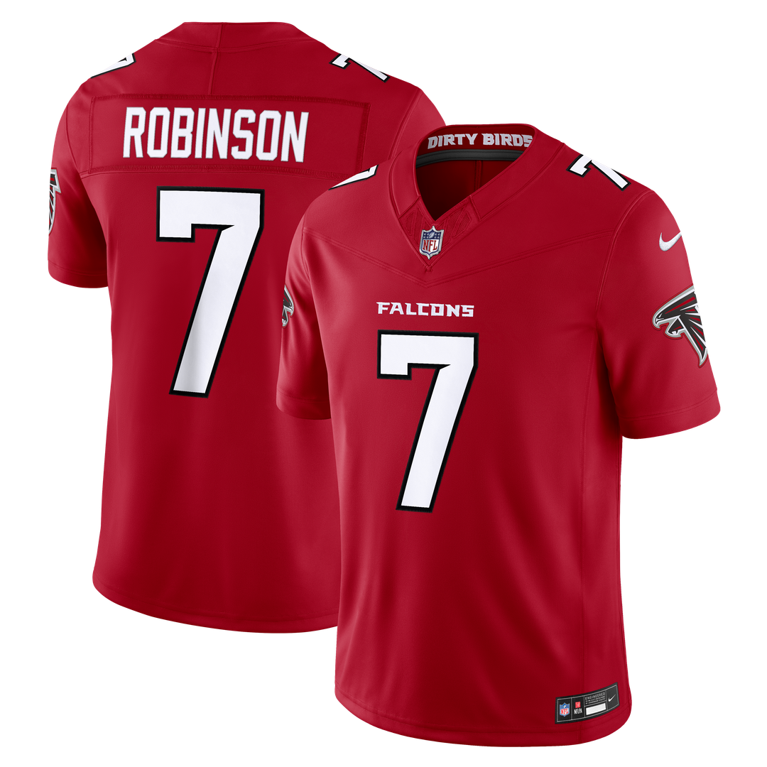 Bijan Robinson Atlanta Falcons Nike Vapor F.U.S.E. Stitched Limited Official Jersey - White