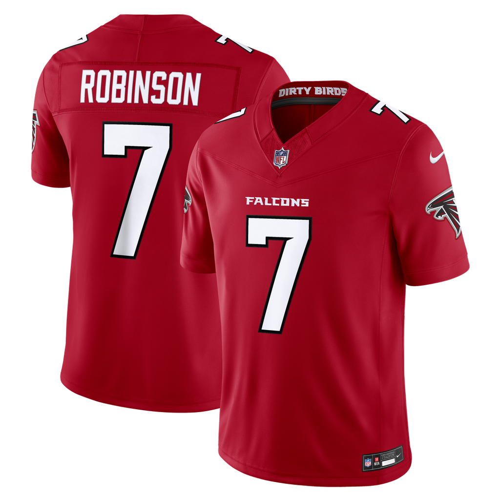 Bijan Robinson Atlanta Falcons Nike Vapor F.U.S.E. Stitched Limited Official Jersey - Red