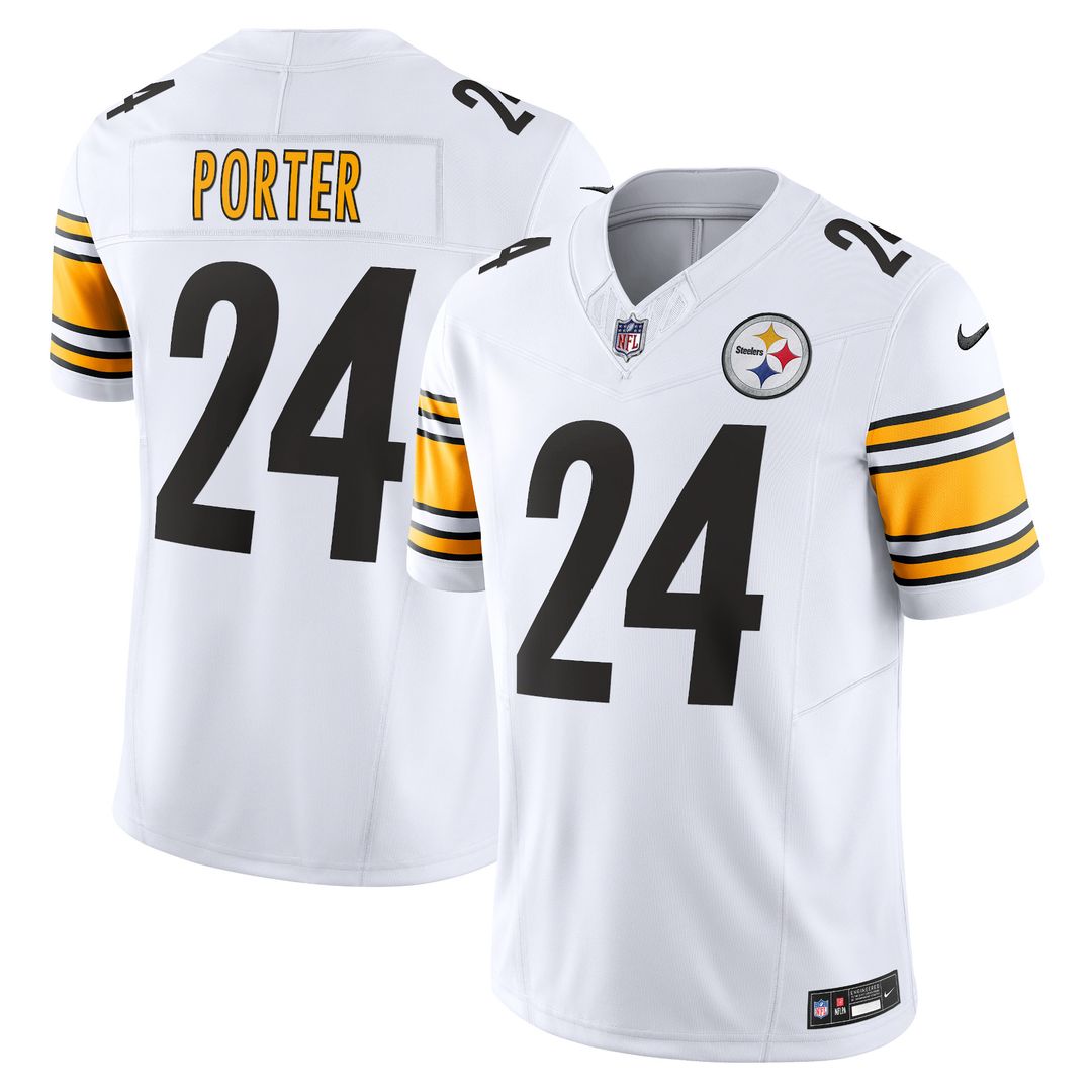 Joey Porter Jr. Pittsburgh Steelers Nike  Vapor F.U.S.E. Limited Official Jersey - White