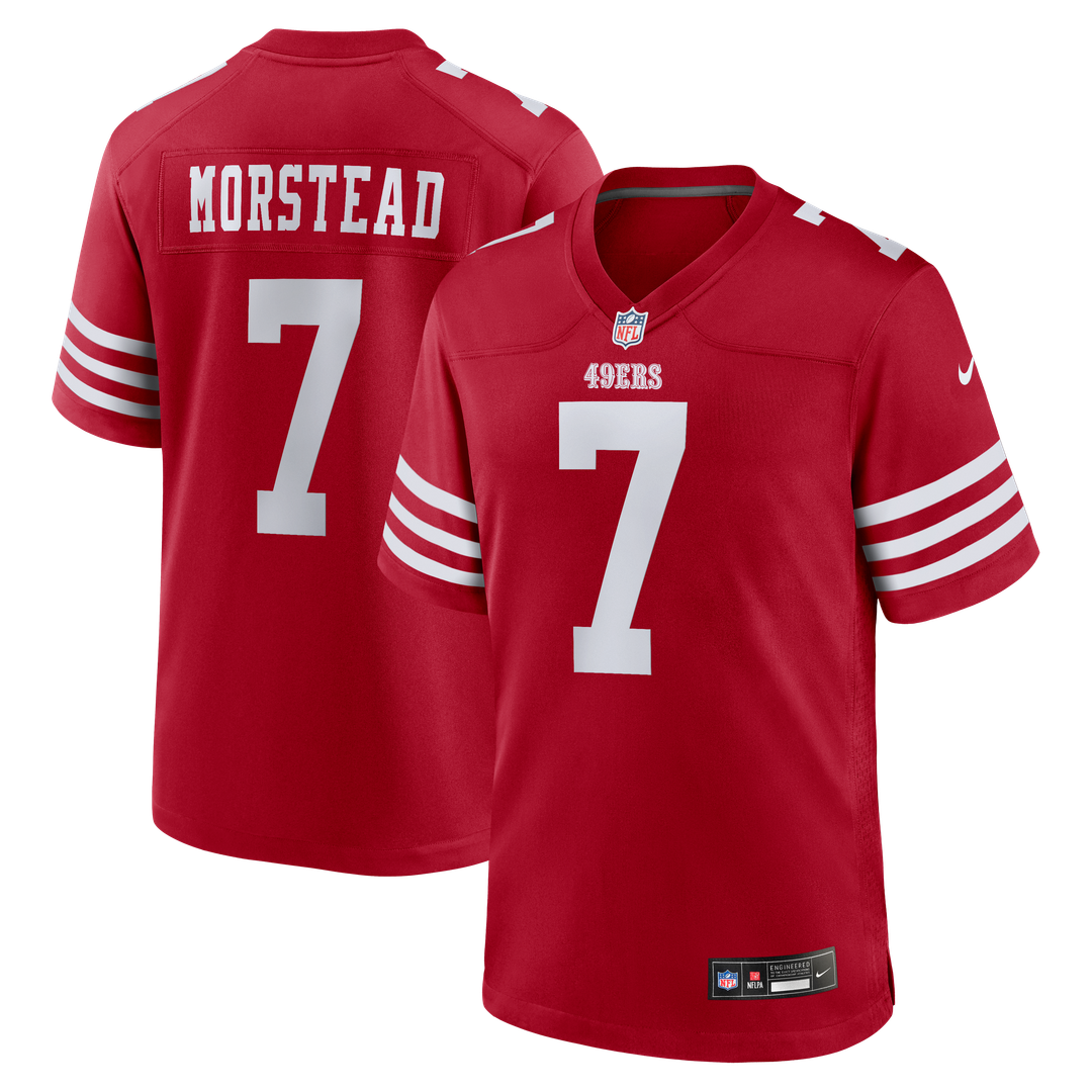 Thomas Morstead San Francisco 49ers Nike Team Game Jersey - Scarlet