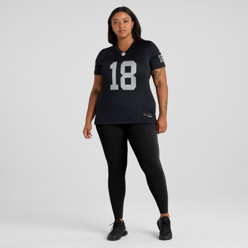 Jack Jones Las Vegas Raiders Nike Women's  Game Official Jersey -  Black