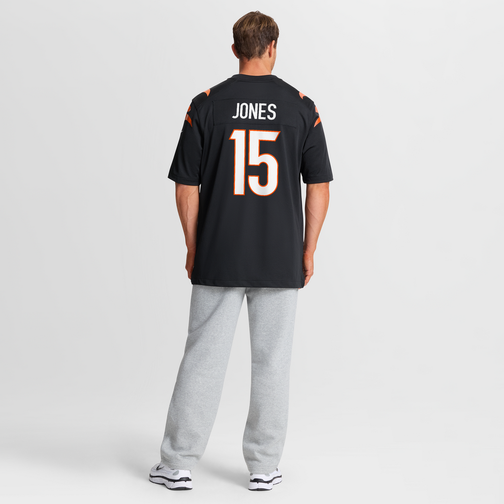 Charlie Jones Cincinnati Bengals Nike Team Game Jersey - Black