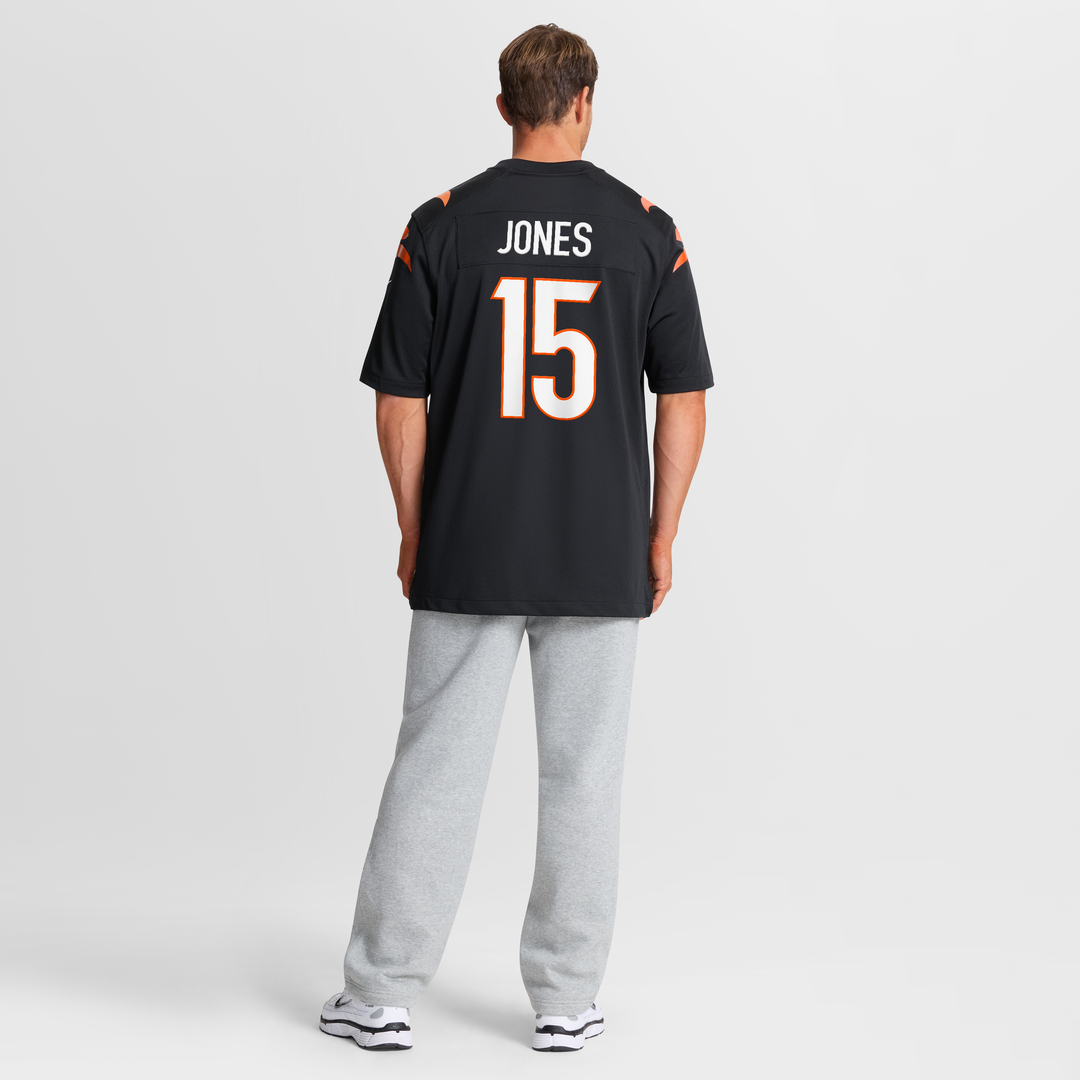 Charlie Jones Cincinnati Bengals Nike Team Game Jersey - Black