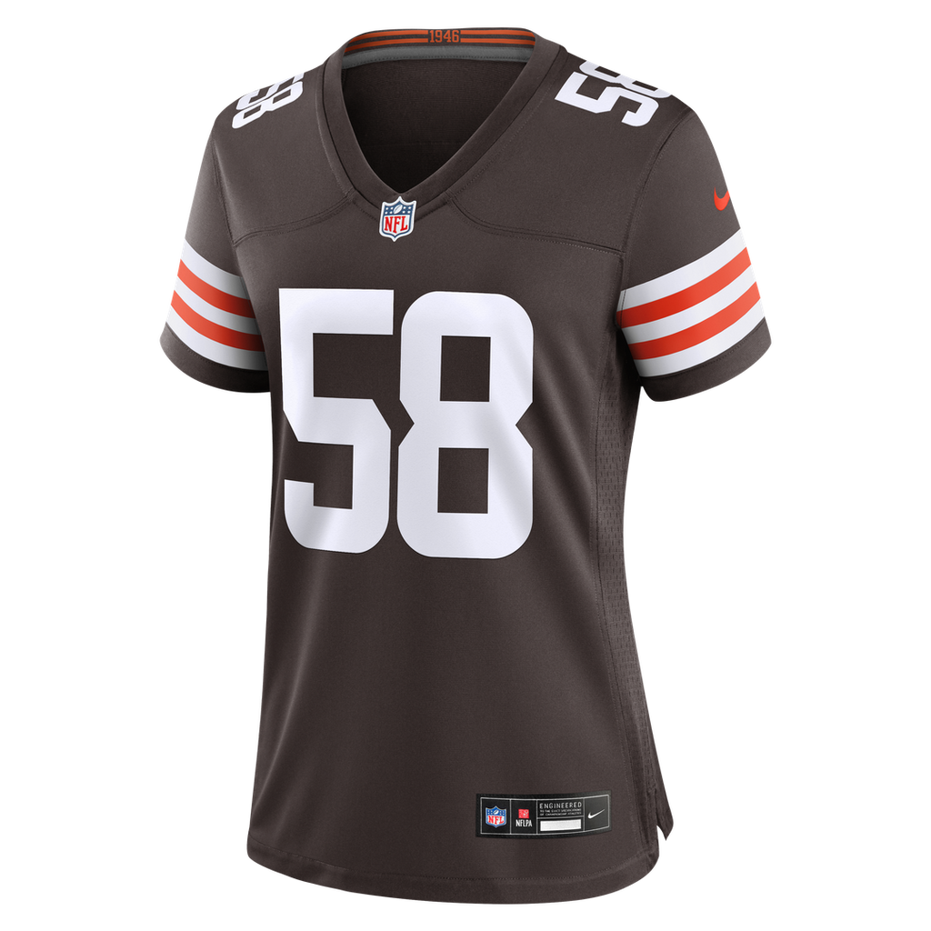 Austin Barber Cleveland Browns Nike Women's Team Game Jersey - Brown