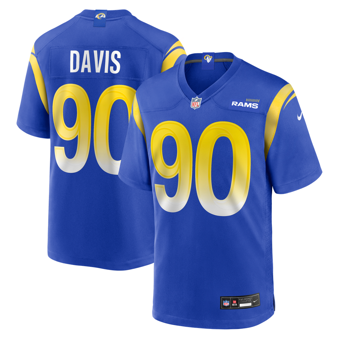 Tyler Davis Los Angeles Rams Nike Team Game Jersey - Royal