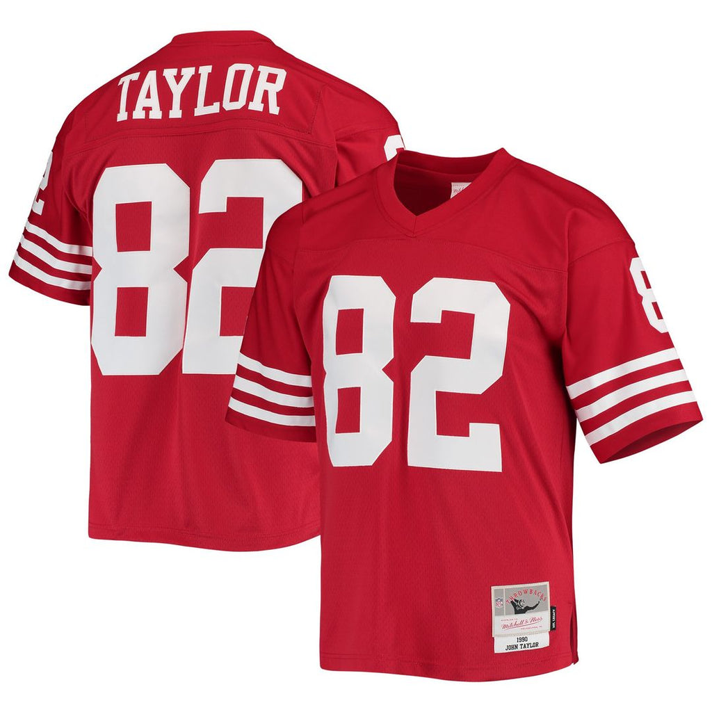 John Taylor San Francisco 49ers Mitchell & Ness Legacy Replica Official Jersey - Scarlet