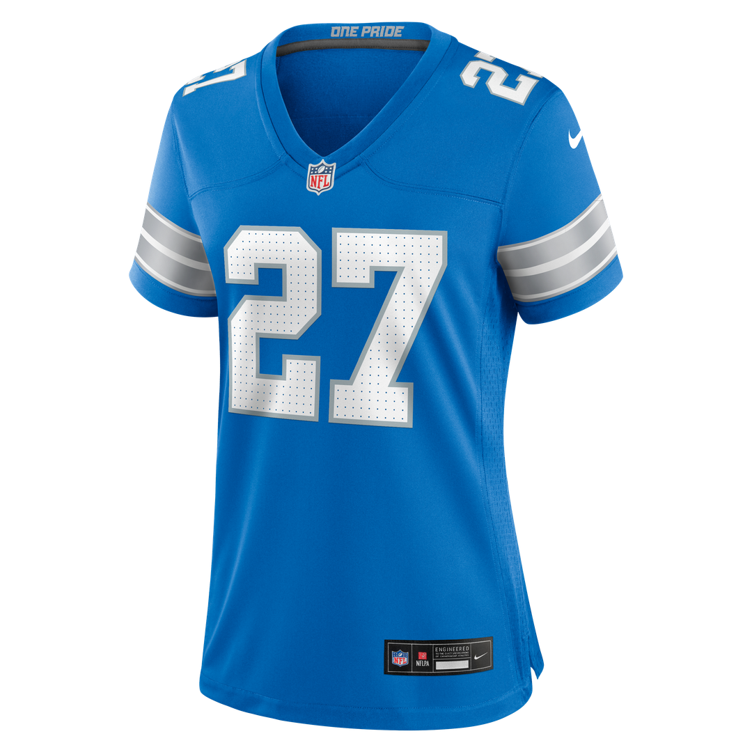 Christian Izien Detroit Lions Nike Women's Team Game Jersey - Blue