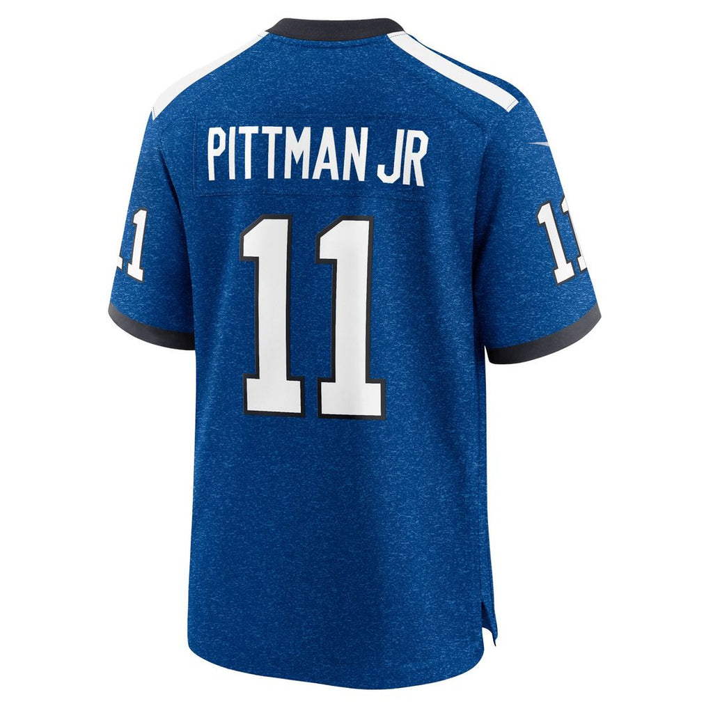 Indiana Nights Michael Pittman Jr. Indianapolis Colts Nike Alternate Game Official Jersey - Blue