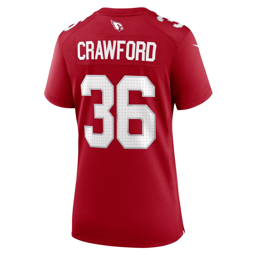 Kitan Crawford Arizona Cardinals Nike Women's Team Game Official Jersey -  Cardinal