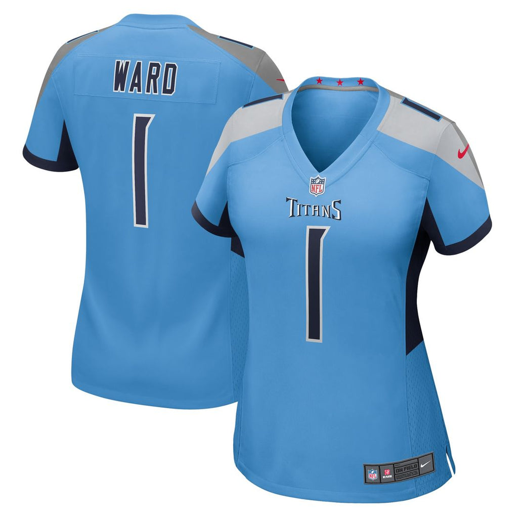 Cameron Ward Tennessee Titans Nike Women's Team Game Official Jersey - Light Blue
