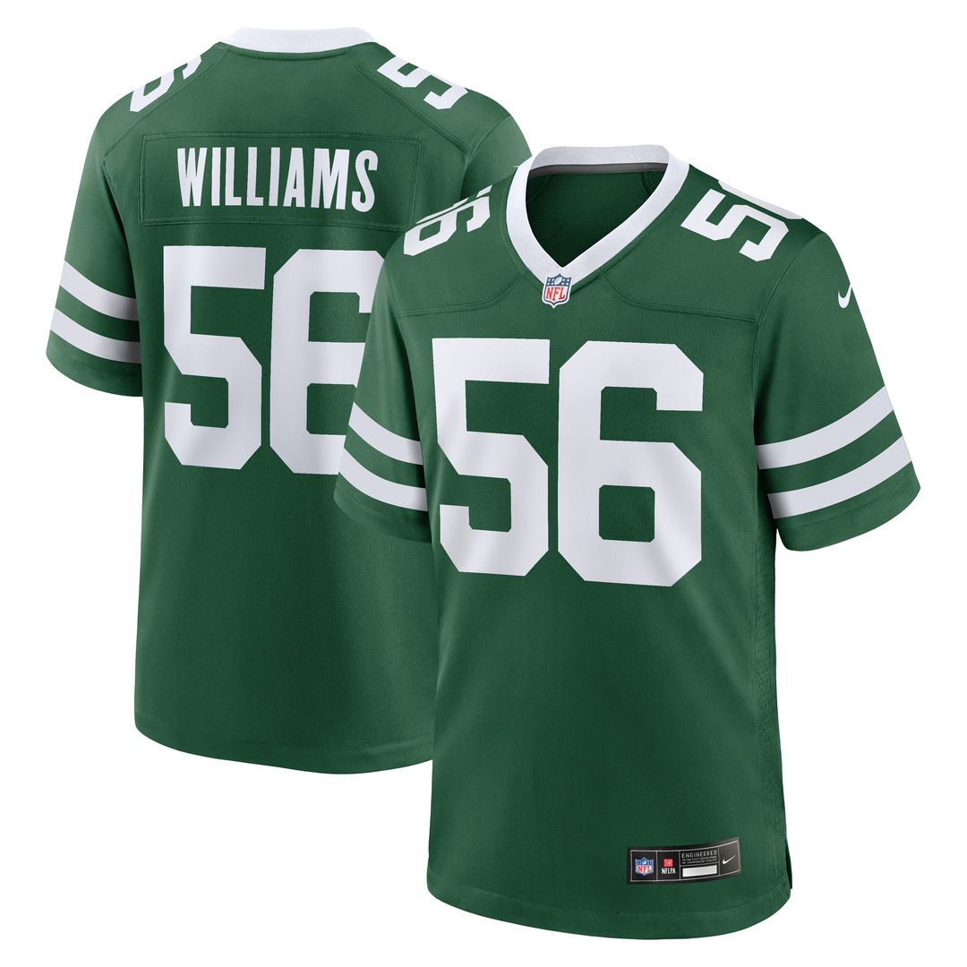 Quincy Williams New York Jets Nike  Game Player Jersey â€?Legacy Green