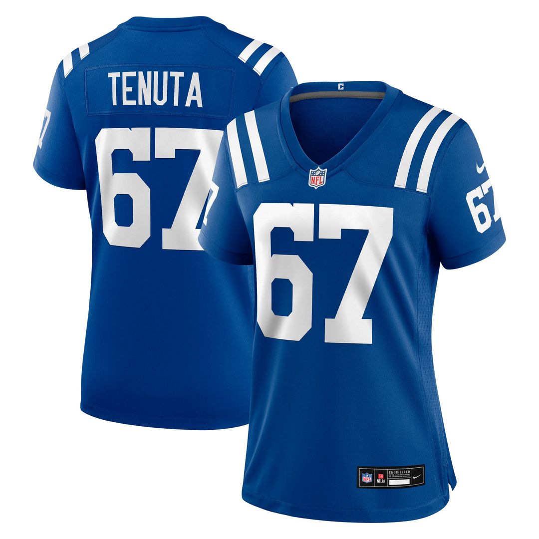 Luke Tenuta Indianapolis Colts Nike Women's Team Game Jersey - Royal