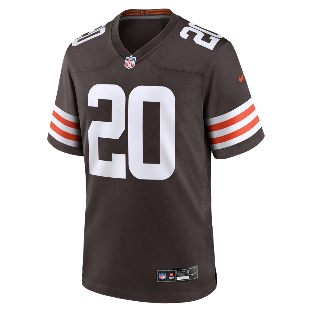 Greg Newsome II Cleveland Browns Nike Game Official Jersey - Brown
