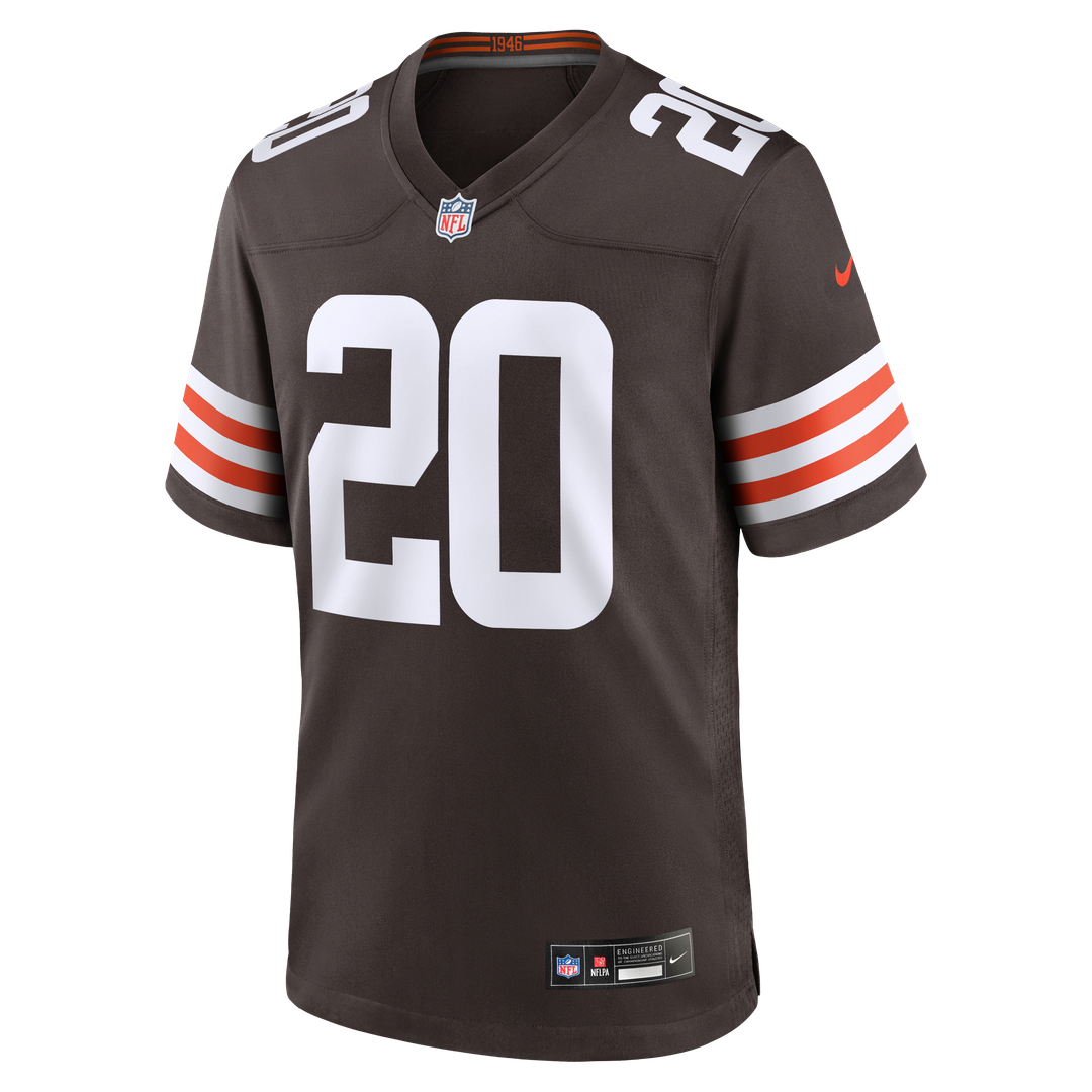 Greg Newsome II Cleveland Browns Nike Game Official Jersey - Brown