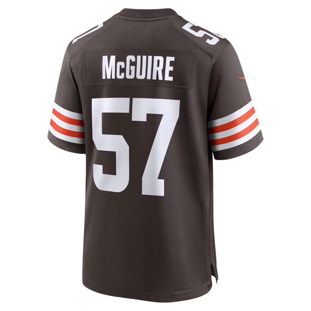 Isaiah McGuire Cleveland Browns Nike Team Game Jersey - Brown