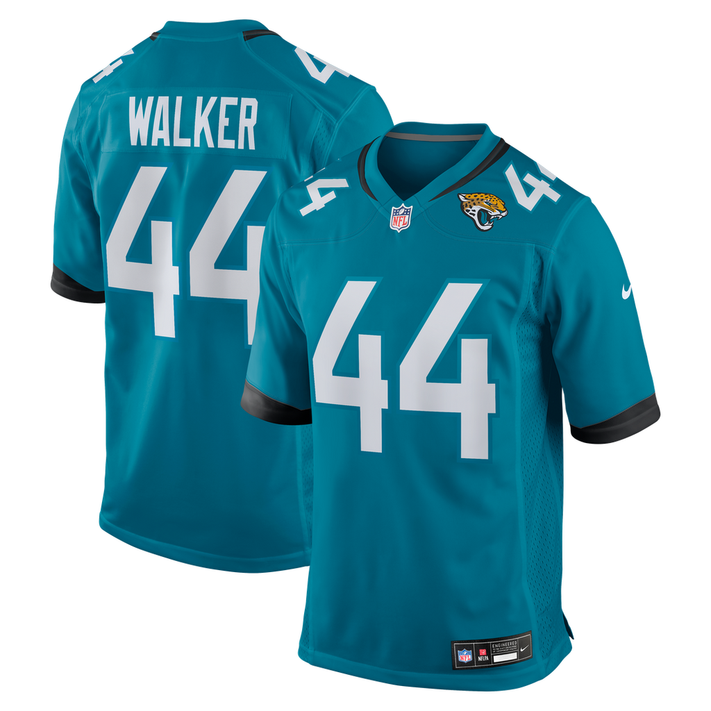 Travon Walker Jacksonville Jaguars Nike Player Game Official Jersey - Teal