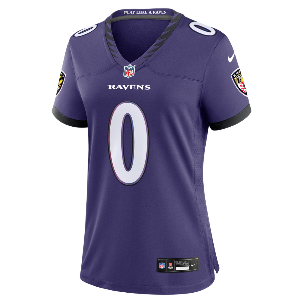 Roquan Smith Baltimore Ravens Nike Women's Team Game Official Jersey - Purple