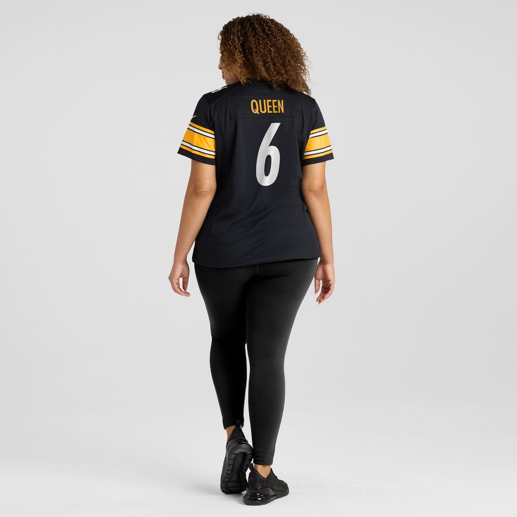 Patrick Queen Pittsburgh Steelers Nike Women's Game Player Official Jersey - Black