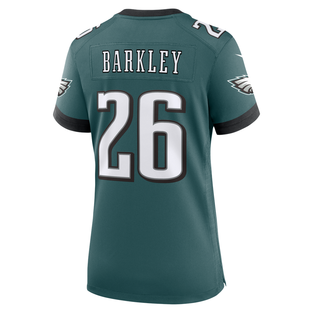 Saquon Barkley Philadelphia Eagles Nike Women's Team Game Jersey - Midnight Green