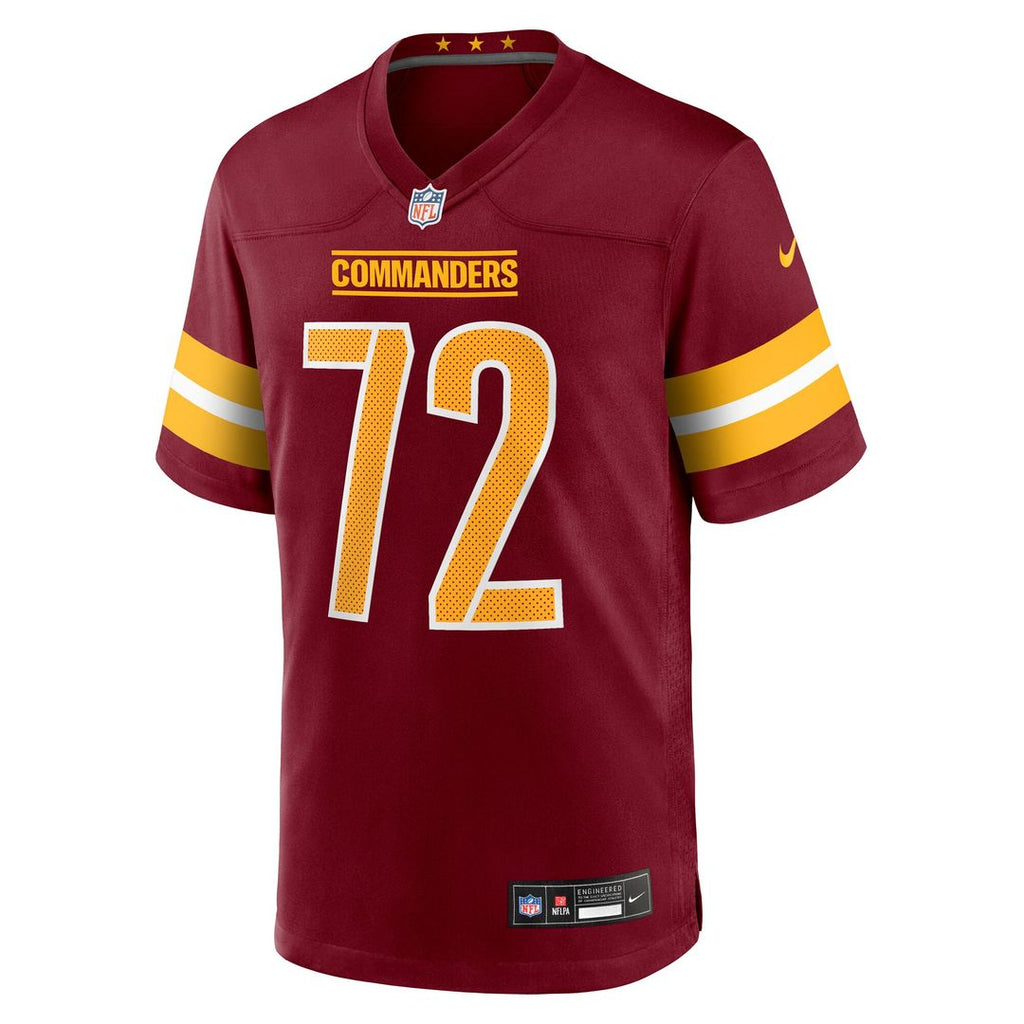 Josh Conerly Jr. Washington Commanders Nike Team Game Official Jersey - Burgundy