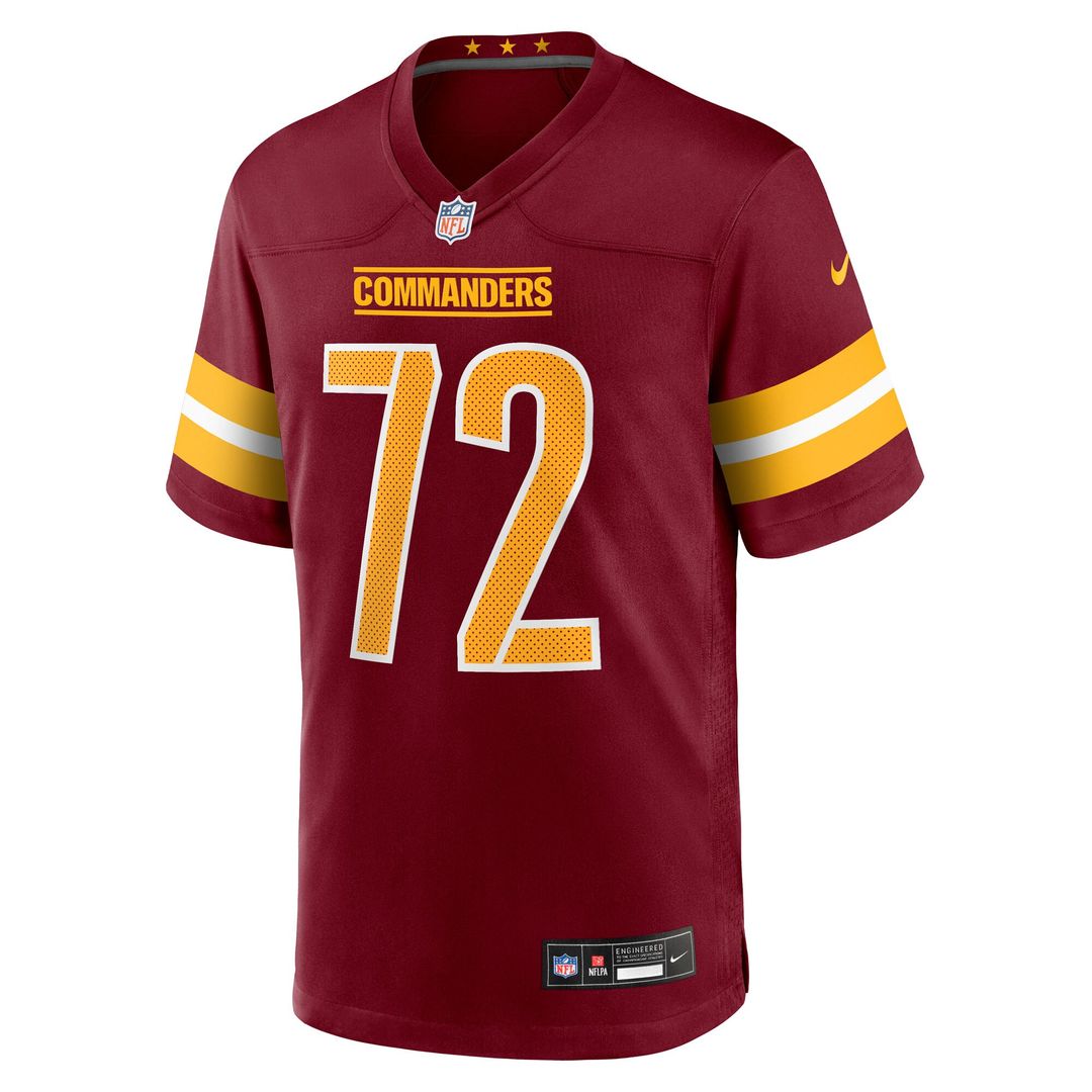 Josh Conerly Jr. Washington Commanders Nike Team Game Official Jersey - Burgundy