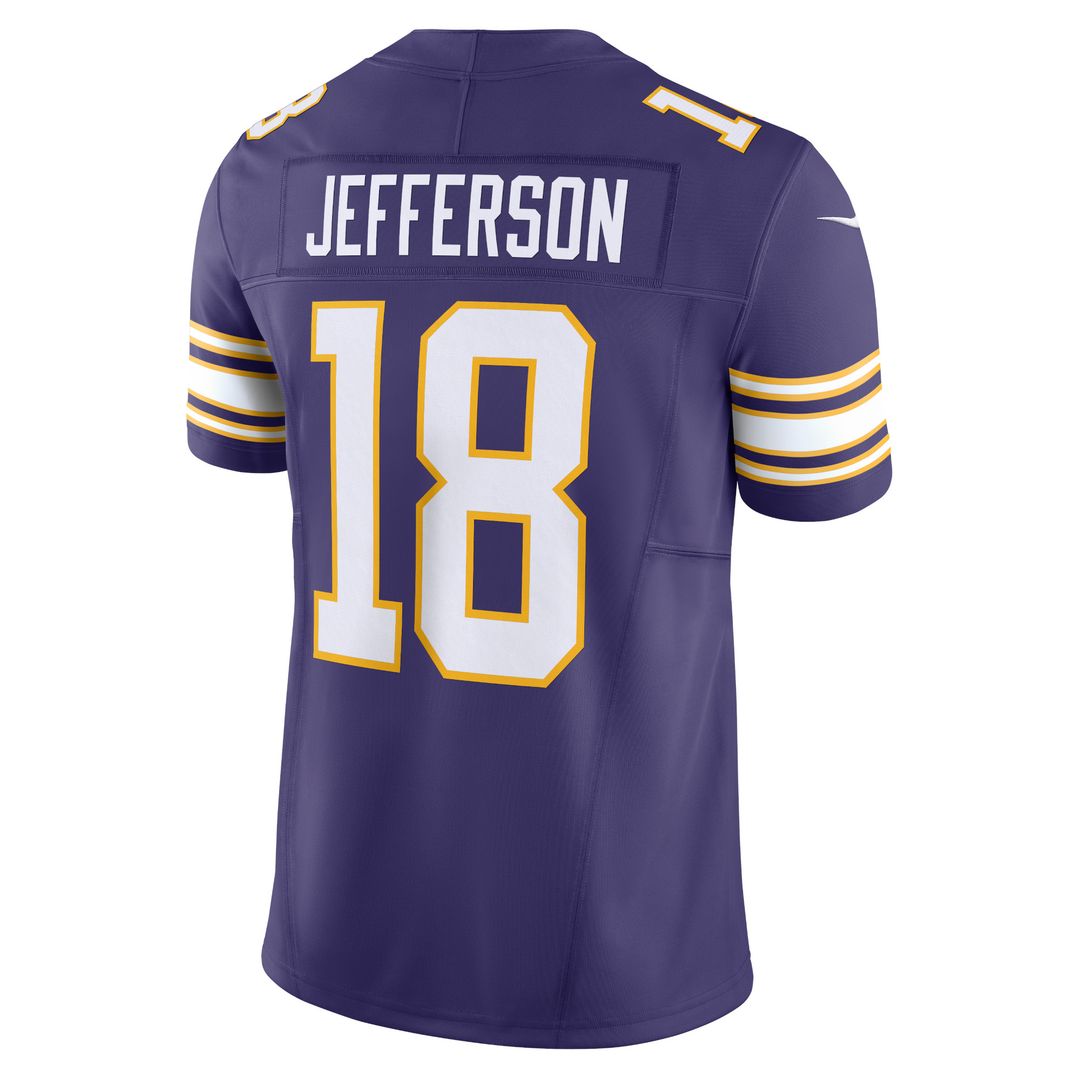 Justin Jefferson Minnesota Vikings Nike Vapor F.U.S.E. Limited Official Jersey - Purple