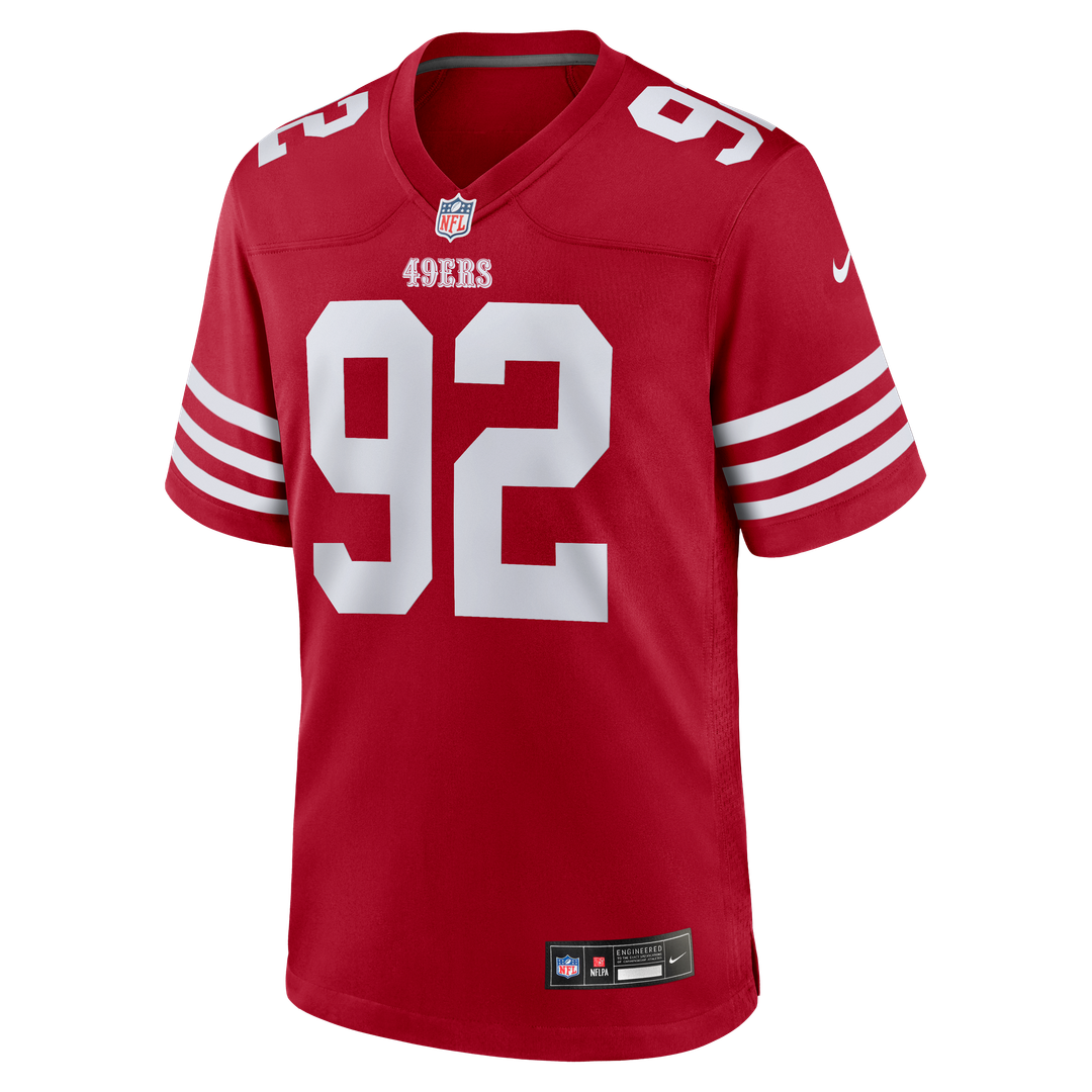 Yetur Gross-Matos San Francisco 49ers Nike Team Game Jersey - Scarlet