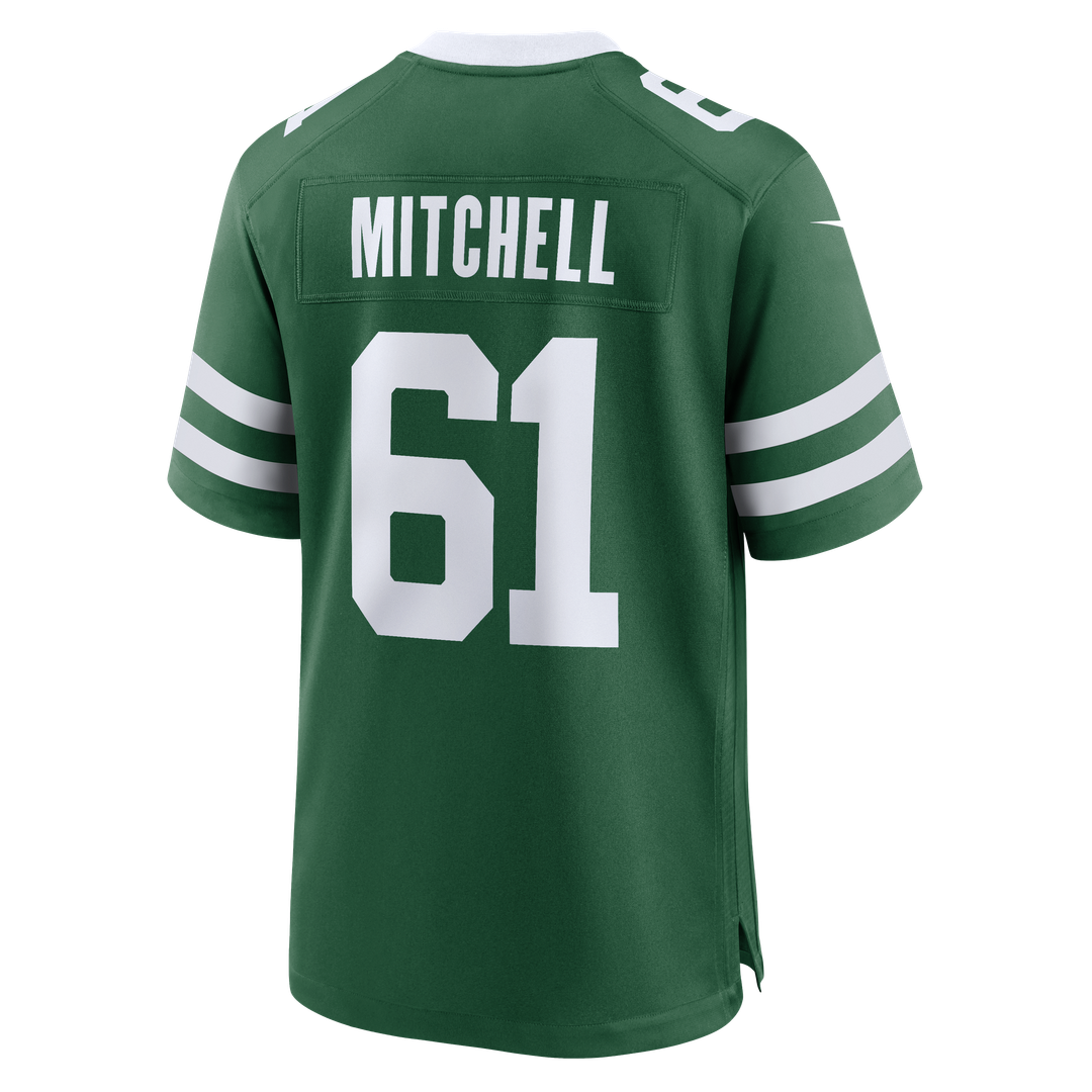 Max Mitchell New York Jets Nike Team Game Official Jersey - Legacy Green