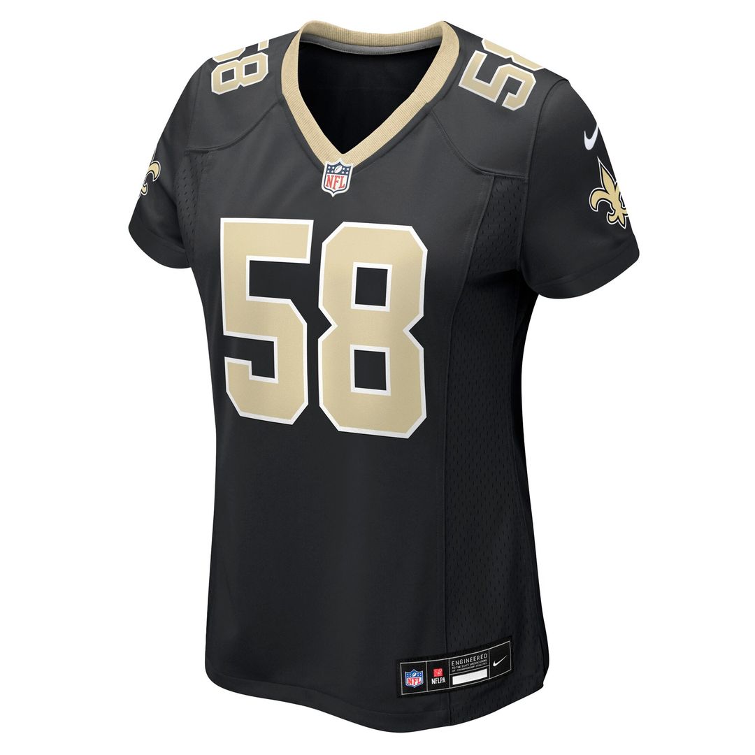 Chris Rumph II New Orleans Saints Nike Women's Team Game Jersey - Black