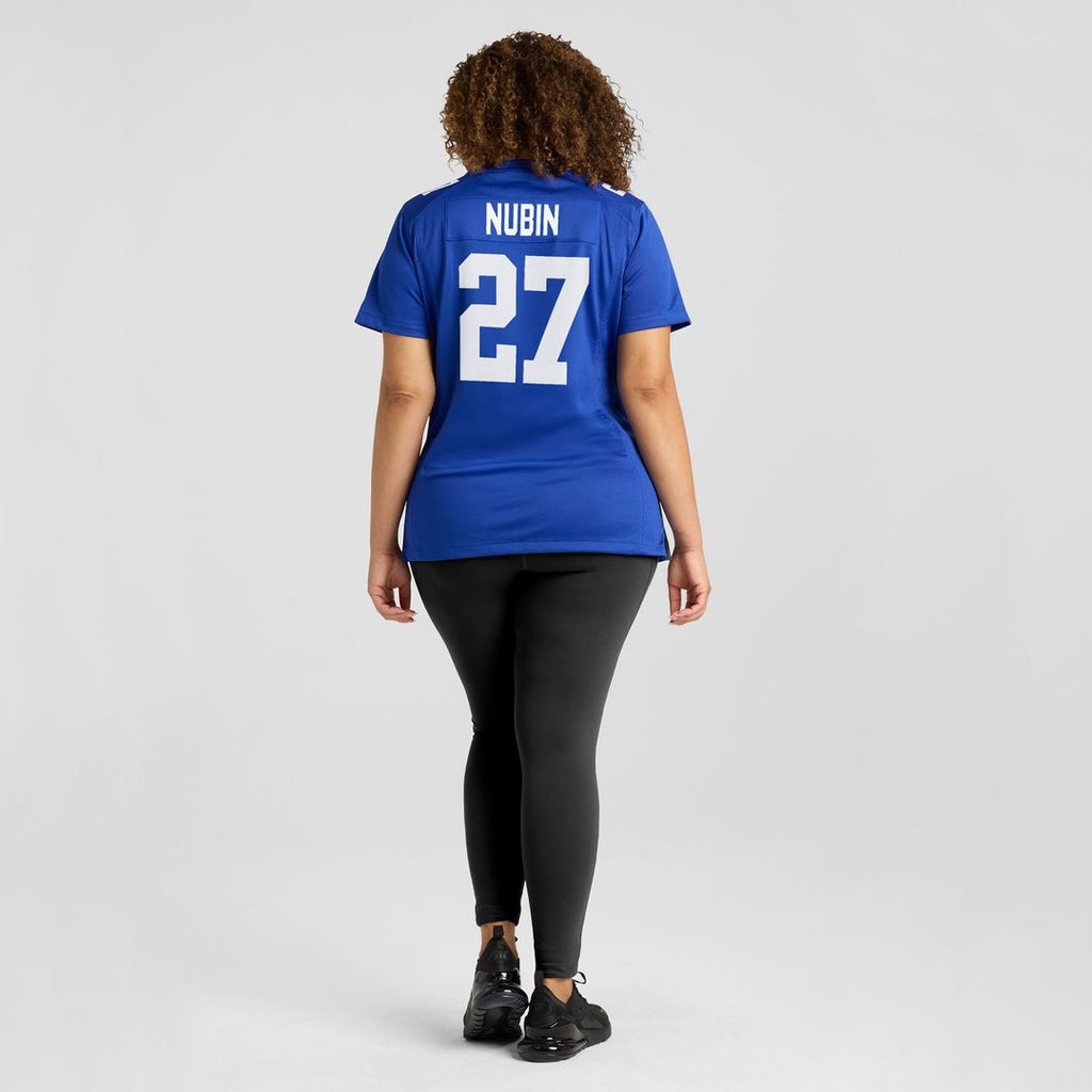Tyler Nubin New York Giants Nike Women's Team Game Jersey - Royal